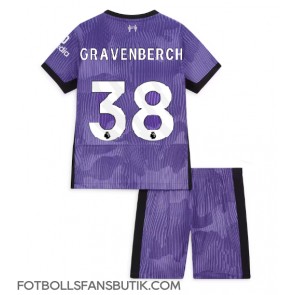 Liverpool Ryan Gravenberch #38 Replika Tredje Tröja Barn 2023-24 Kortärmad (+ Korta byxor)